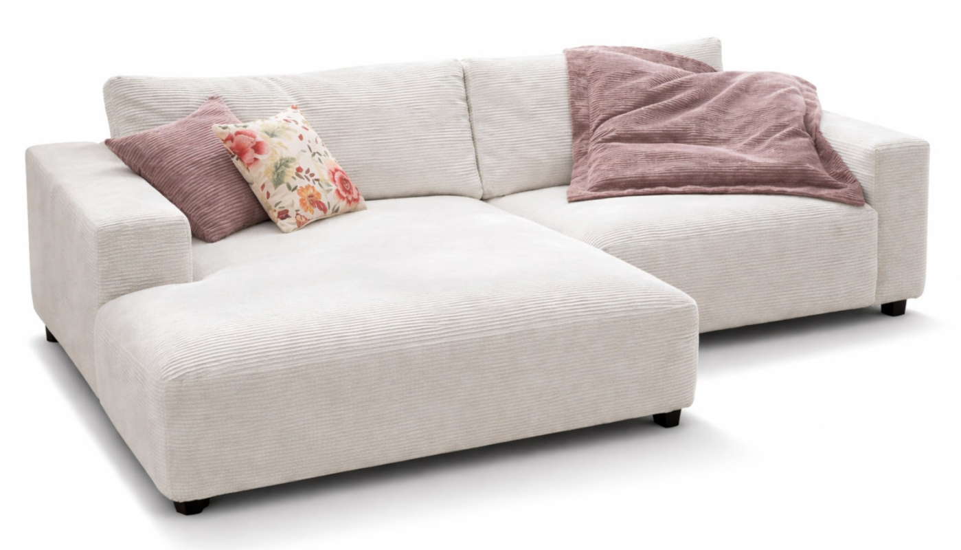 Musterring Lucia Sofa mit Ottomane 90387 | 90388