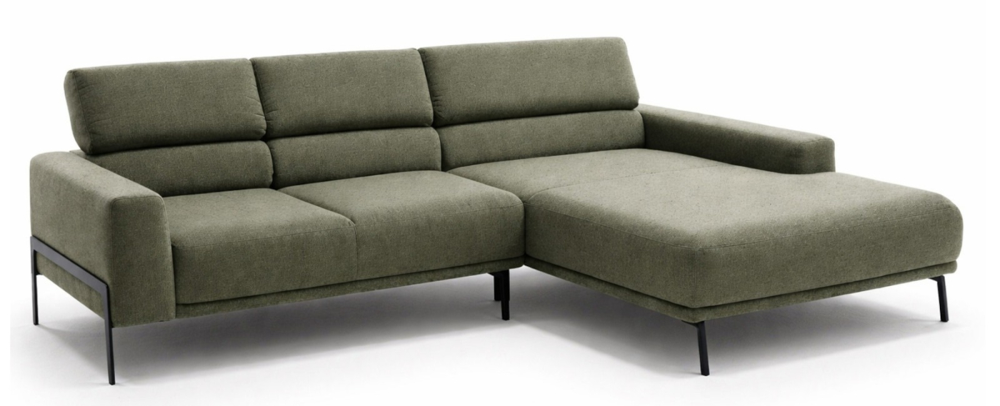 Schöner Wohnen Tossa Sofa mit Ottomane 90024 | 90025