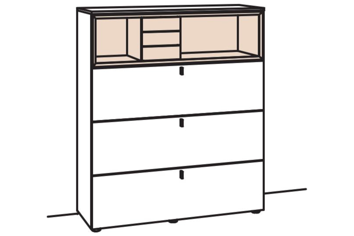 Venjakob Andiamo 3.0 Highboard 7767 | 7768