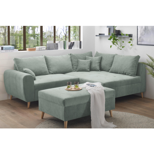 ED Lifestyle Ecksofa Calanda inkl. Hocker