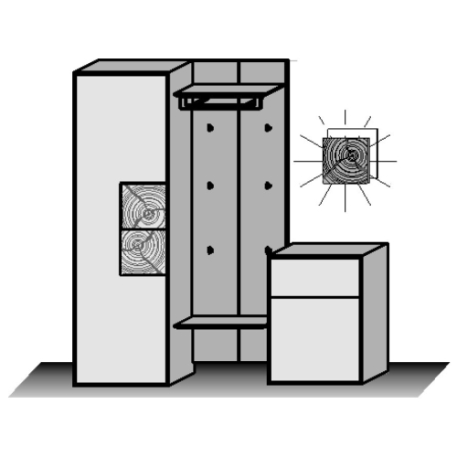 Hartmann Caya Garderobe Kombination Nr. 110