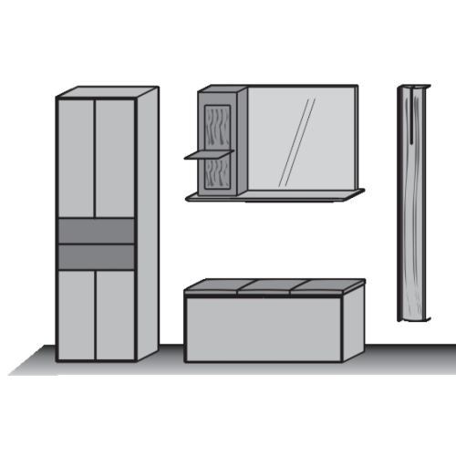 Hartmann Runa Garderoben-Kombination Nr.104