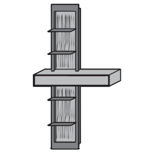 Hartmann Runa Garderoben Wandregal 0112