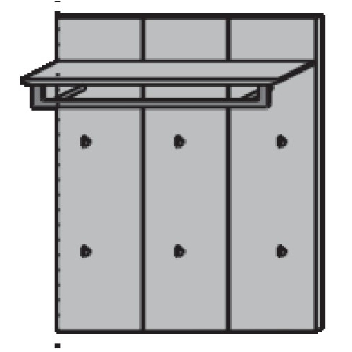 Hartmann Runa Garderoben Wandgarderobe 5101