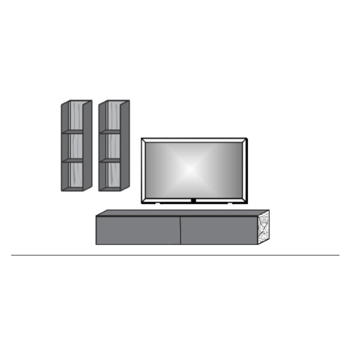 Hartmann Vara Wohnwand Nr. 58