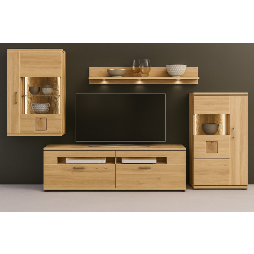 Ideal Möbel Kansas Wohnwand Kombination 08 & 108