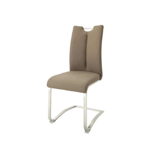 MCA Furniture Stuhl Artos 2er Set Echtleder
