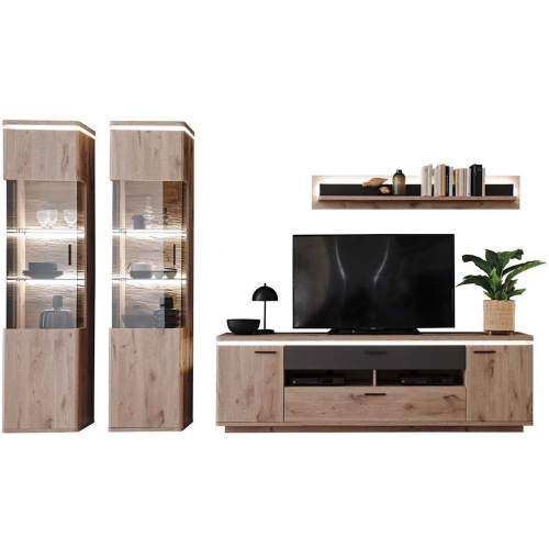 MCA Furniture Modena Wohnkombination 2 | MOD2XW02