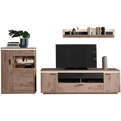 MCA Furniture Modena Wohnkombination 3 | MOD2XW03