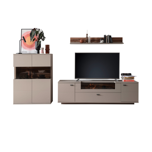 MCA Furniture Lüttich Wohnkombination 2 LTT3KW02