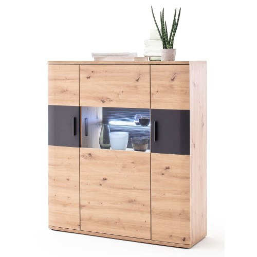 MCA Furniture Cortona Highboard 3 Türen | COX1QT05