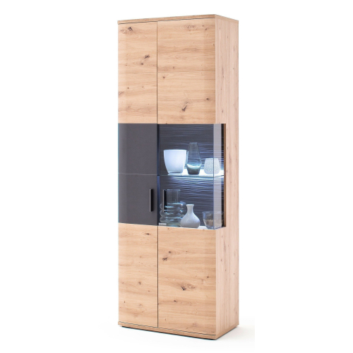 MCA Furniture Cortona Vitrine-L  2 Türen| COX1QT10