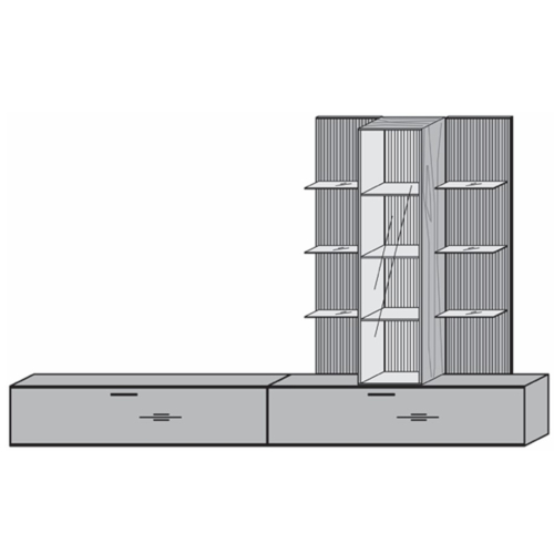 Musterring Targo Wohnwand-Kombination V26