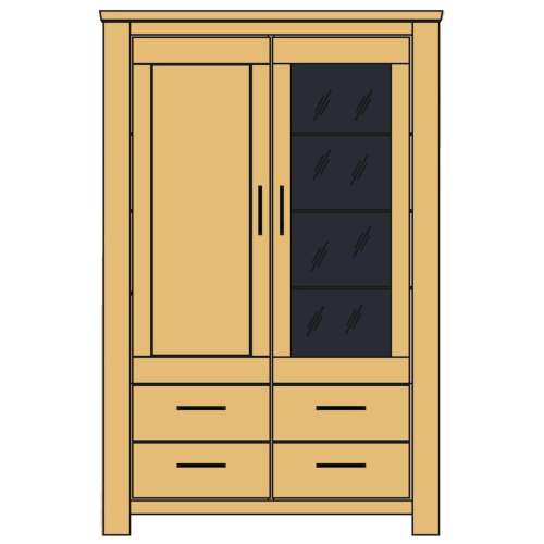 Niehoff Vitrine Casa nova & black 0274