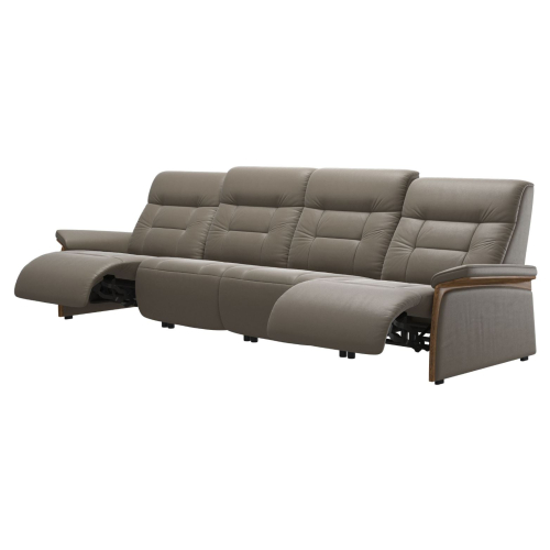 Stressless Sofa Mary | gepolstert & Holz-Applikation | 4-Sitzer