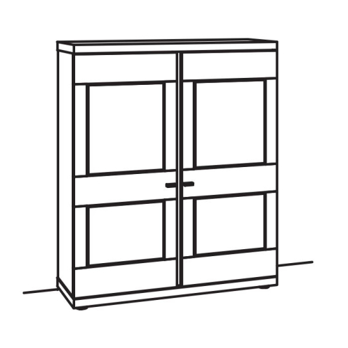 Venjakob Next Level 3000 Highboard 1230