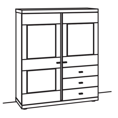Venjakob Next Level 3000 Highboard 1231