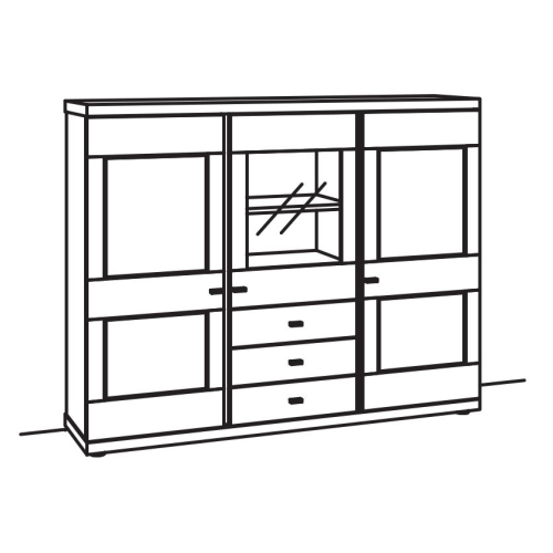 Venjakob Next Level 3000 Highboard 1237