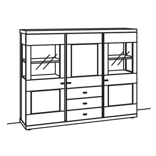 Venjakob Next Level 3000 Highboard 1239
