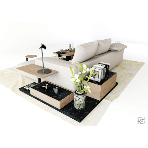 Vierhaus Versa Couchtisch - Kombination frei wählbar