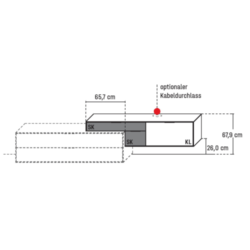 Wöstmann WM 2140 Aufsatz-Element 11833 | 11834 | 11033 | 11034