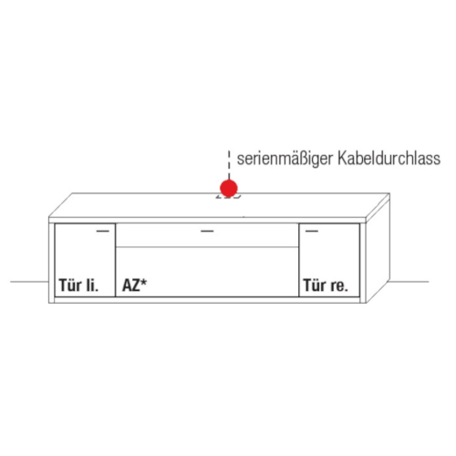 Wöstmann WM 2250 Lowboard 1057 | 1058 | 1051