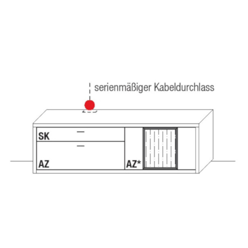 Wöstmann WM 2250 Lowboard 1853 | 1854 | 1053 | 1054