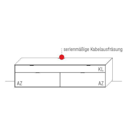Wöstmann WM 2380 Lowboard 1151 | 1155