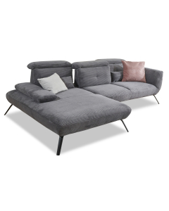 Poco Seattle Cord | Sofa mit Ottomane