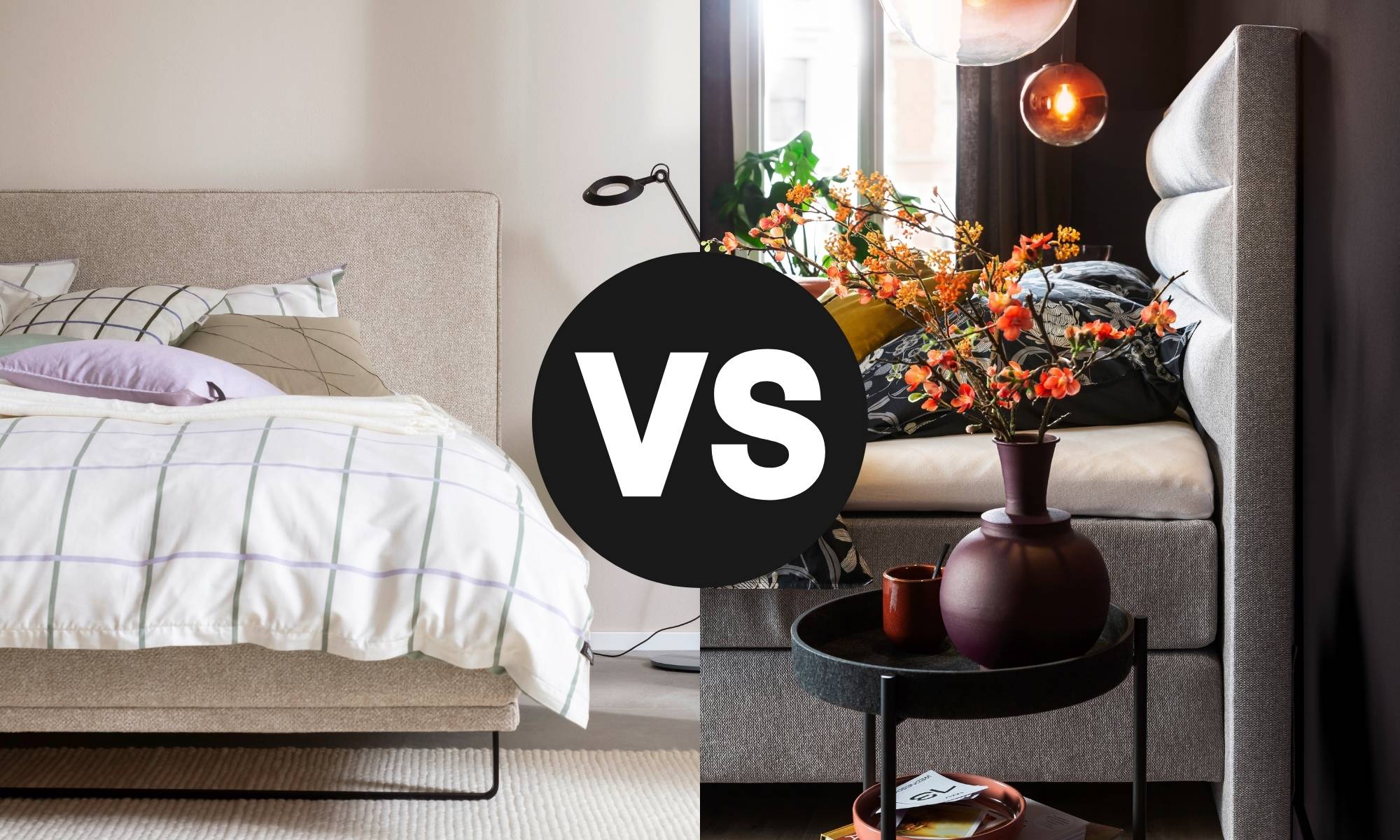 Polsterbett vs. Boxspringbett